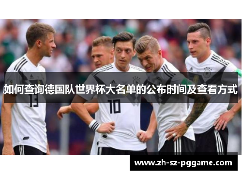 如何查询德国队世界杯大名单的公布时间及查看方式