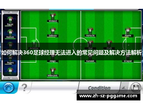 如何解决360足球经理无法进入的常见问题及解决方法解析