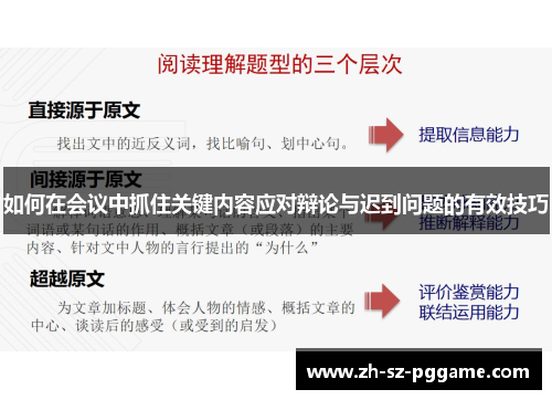 如何在会议中抓住关键内容应对辩论与迟到问题的有效技巧